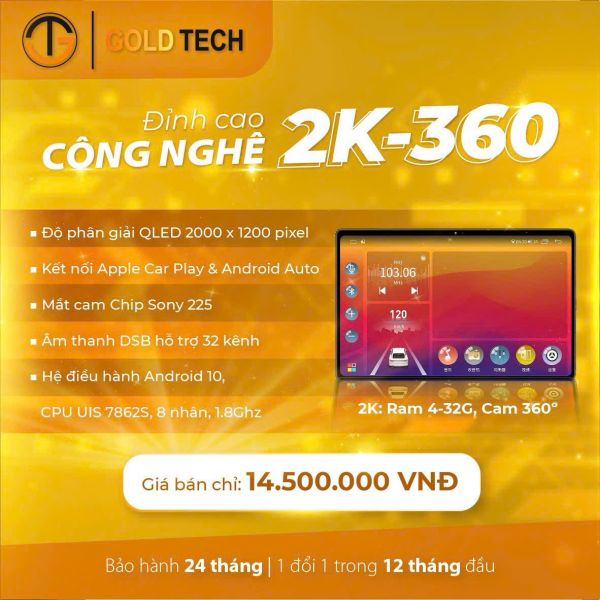 Màn Hình Goldtech 2K 360